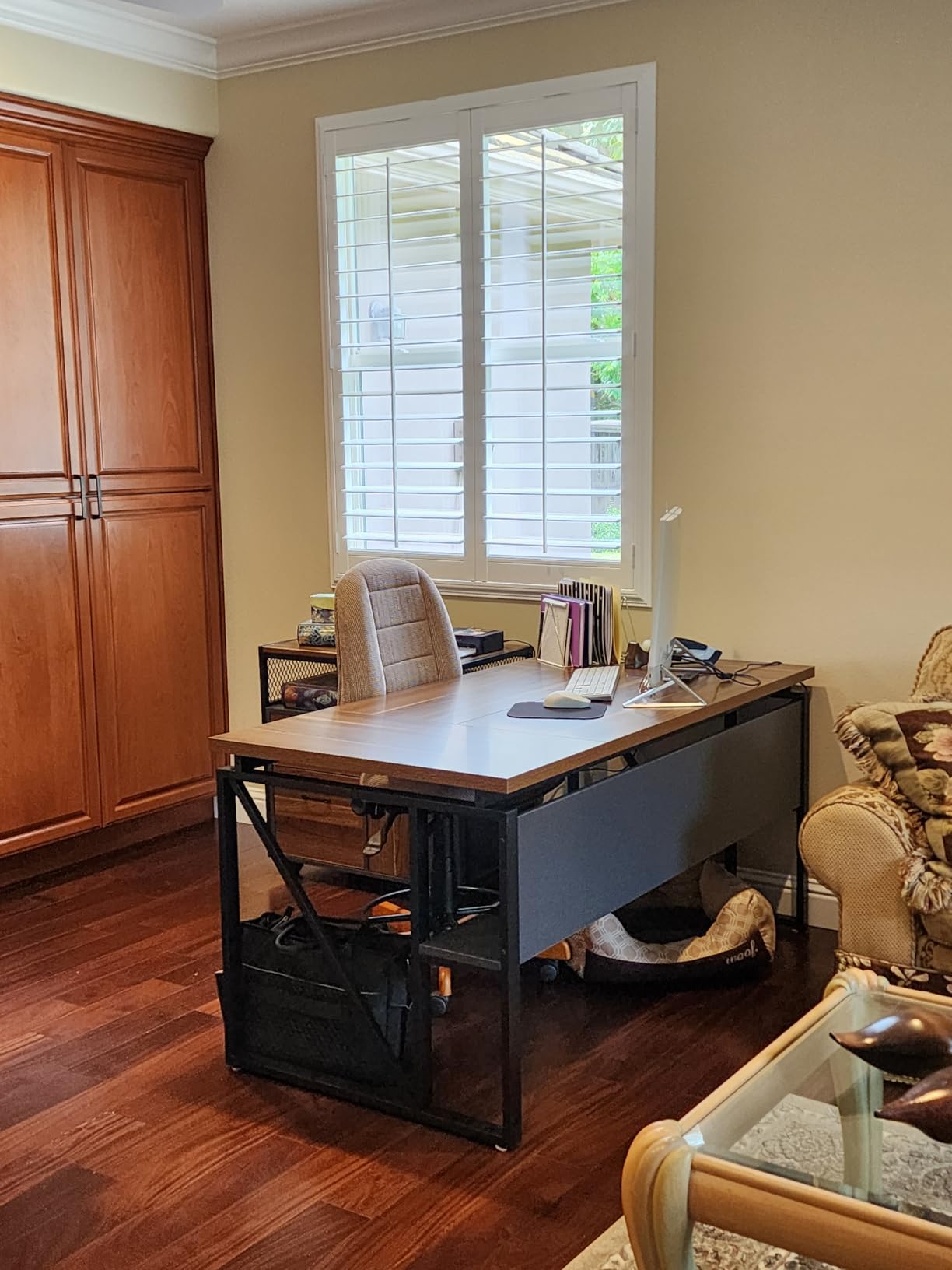 Tribesigns L Shaped Desk with Drawer Cabinet, 63