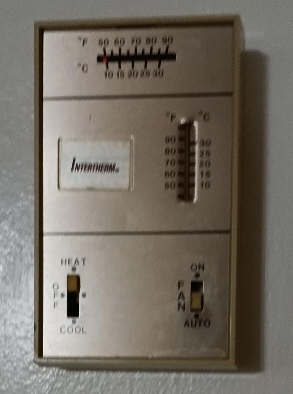 Heagstat NonProgrammable Thermostat for Home up to 1 Heat/1 Cool | Manual Operation Cool/Heat, Large Font customer photo 1