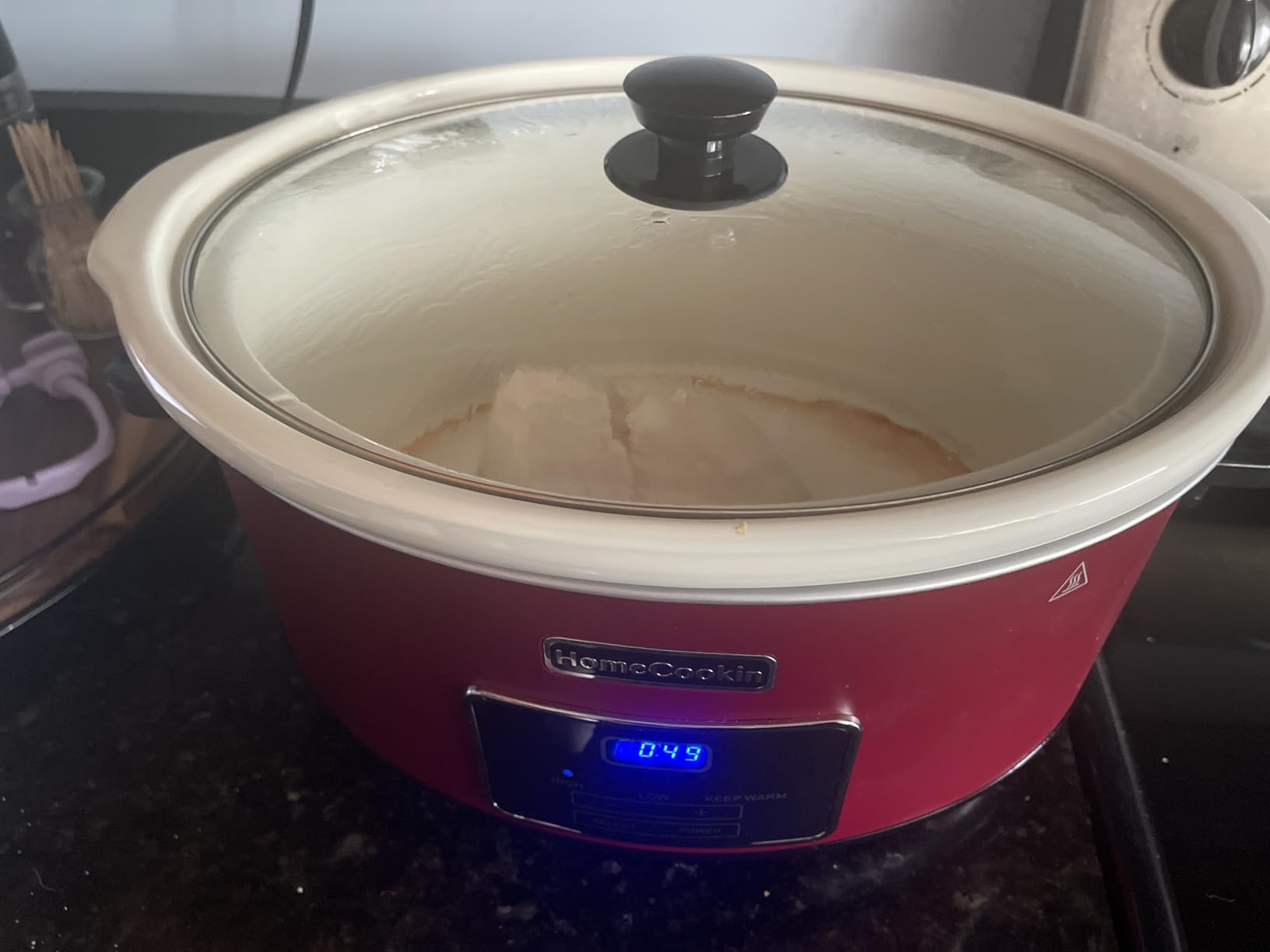 HOMECOOKIN 6-Quart Digital Programmable Slow Cooker with Timer - Small Kitchen Appliance for Family Dinners - Serves 6+ People - Heat Settings: Keep Warm, Low and High customer photo 1