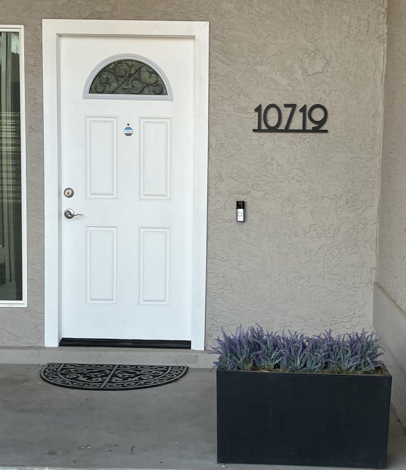 House Numbers for Outside Metal Address Numbers for House Personalized Sign, Custom House Number Plaques, Rust-Resistant Powder-Coated Galvanized Steel customer photo 2