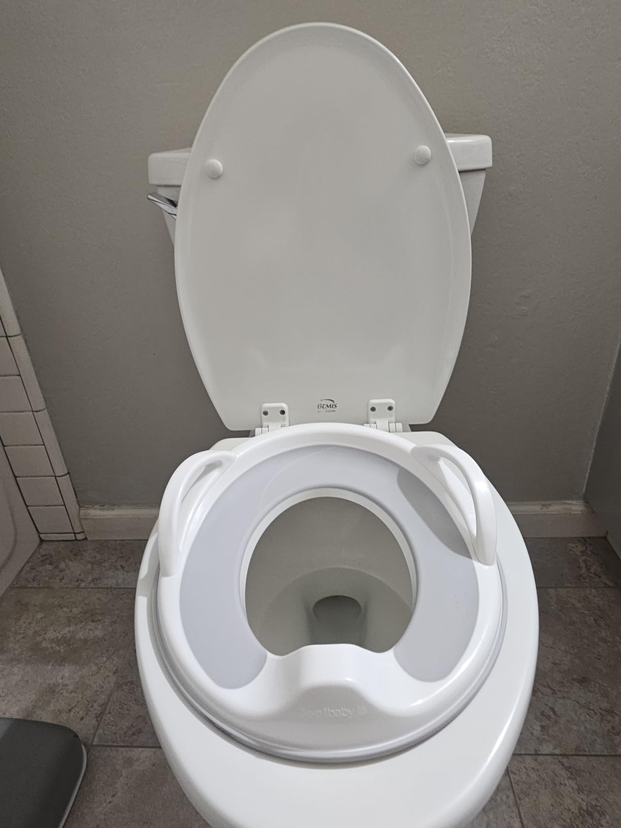 Jool Baby Potty Training Seat for Boys and Girls With Handles, Fits Round & Oval Toilets, Non-Slip with Splash Guard customer photo 2