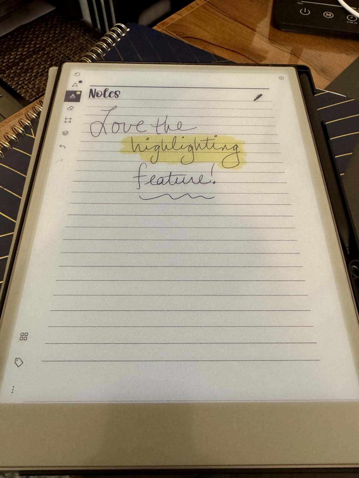 reMarkable Paper Pro with Marker Plus, 11.8 inch paper tablet with color display and reading light, e ink digital notebook for better thinking, writing, and reading customer photo 1