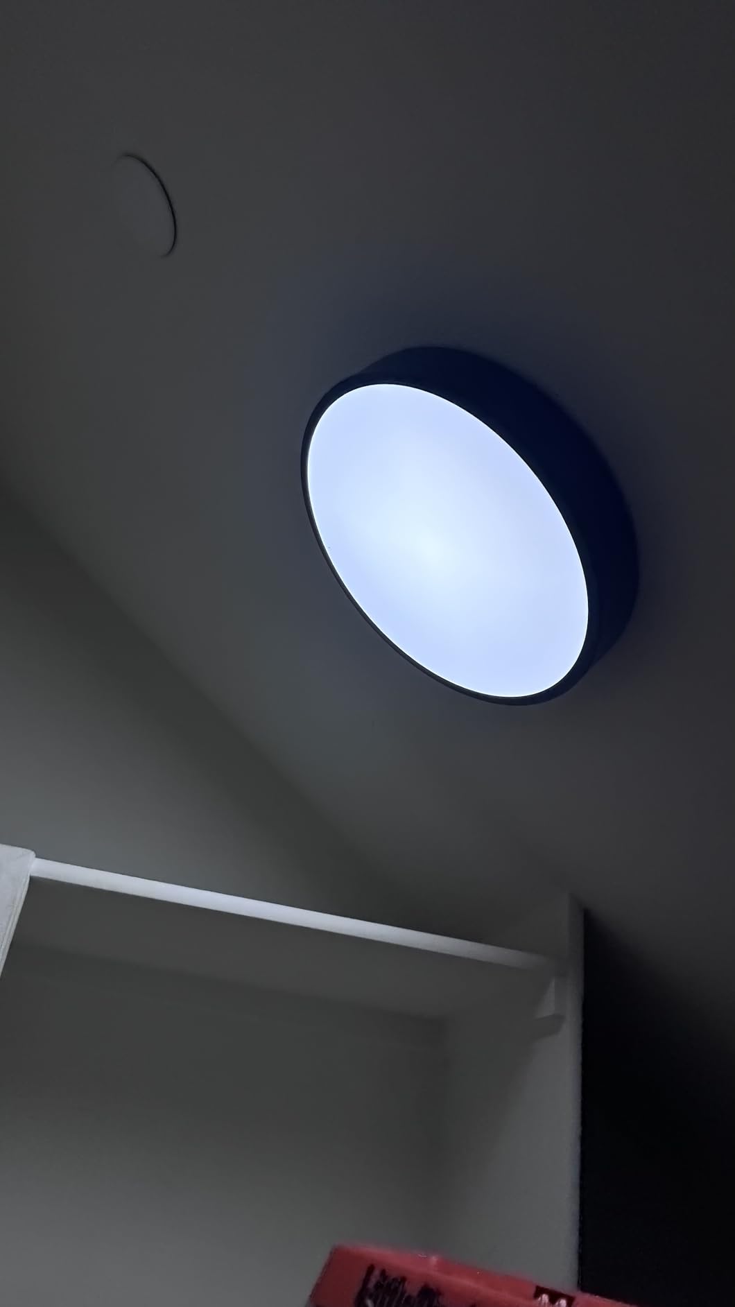 Flush Mount Ceiling Light Black LED Dimmable 5CCT 12 Inch 24W | 2700K, 3000K, 3500K, 4000K, 5000K, Iron Construction, IP40, For Bathroom, Bedroom, Kitchen, Entryway, Closet & Hallway, ETL customer photo 2