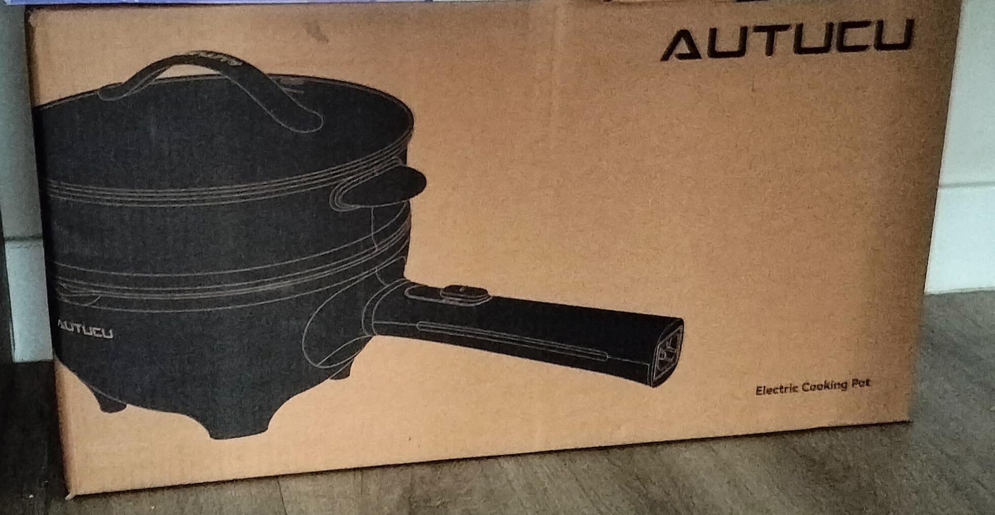 AUTUCU 3-Quart Electric Hot Pot & Wok Nonstick with Steamer 1200W customer photo 1