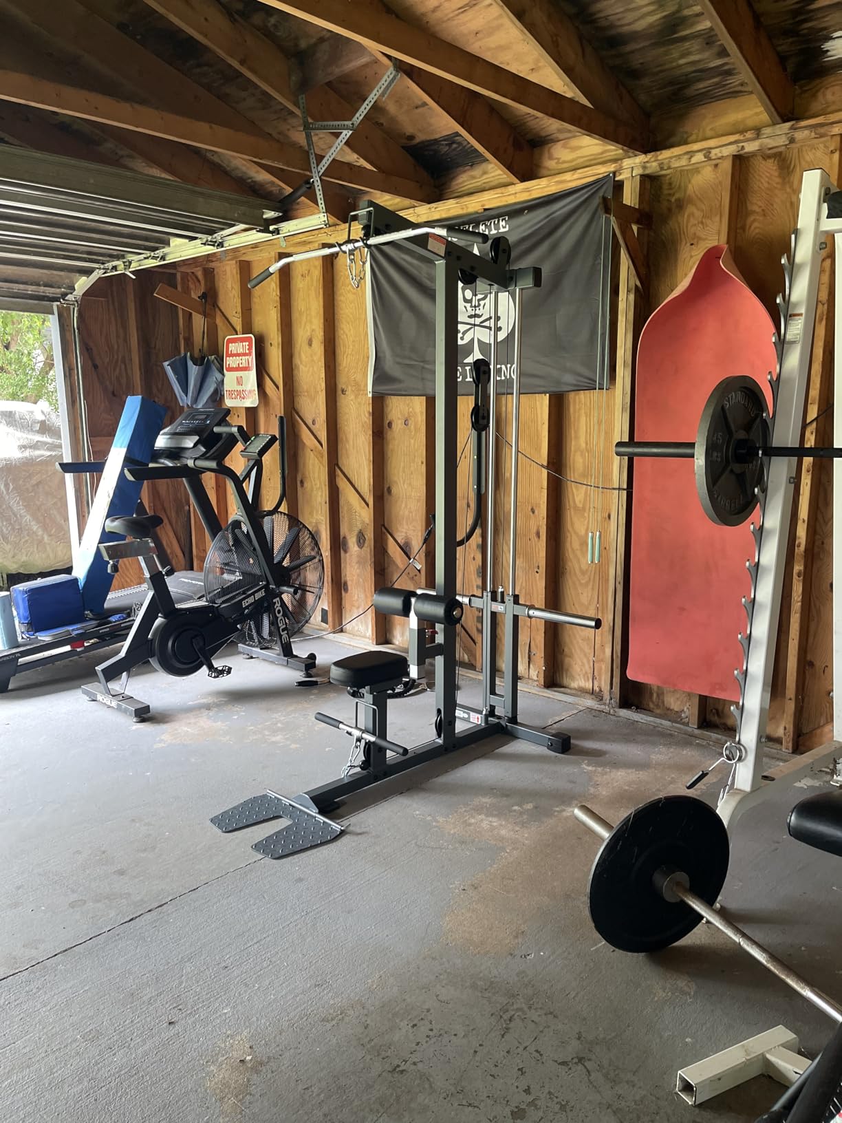 XMark LAT Pull Down and Low Row Cable Machine, Heavy Duty LAT Machine with High and Low Pulley Stations, Row Machine, Upper Body Machine customer photo 1