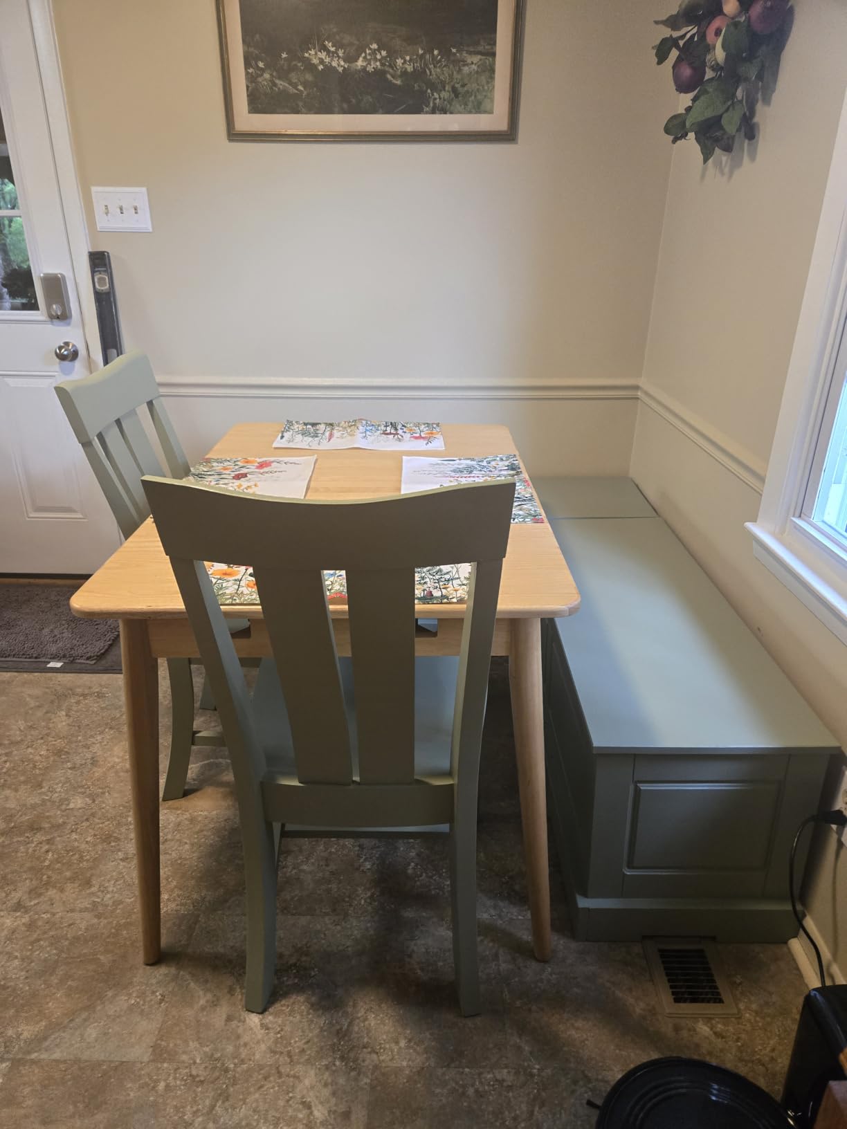 Muwuele Solid Wood Extendable Dining Table for 4-8 People with Seamless Extension from 47.2 to 63 Inches customer photo 1