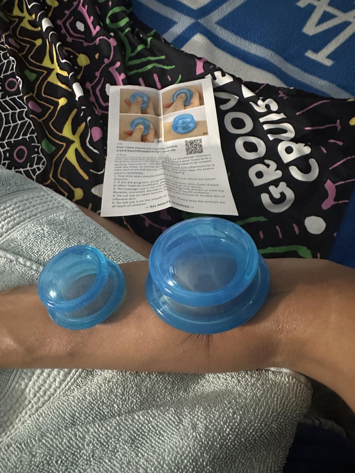 Silicone Cupping Therapy Sets (3 Cups), Cupping Kit for Massage Therapy | Anti-Cellulite Cup, Cellulite Reduction, Joint Pain, Muscle Pain, Myofascial Release, Relaxation & Daily Self-Care, Home Spa customer photo 1