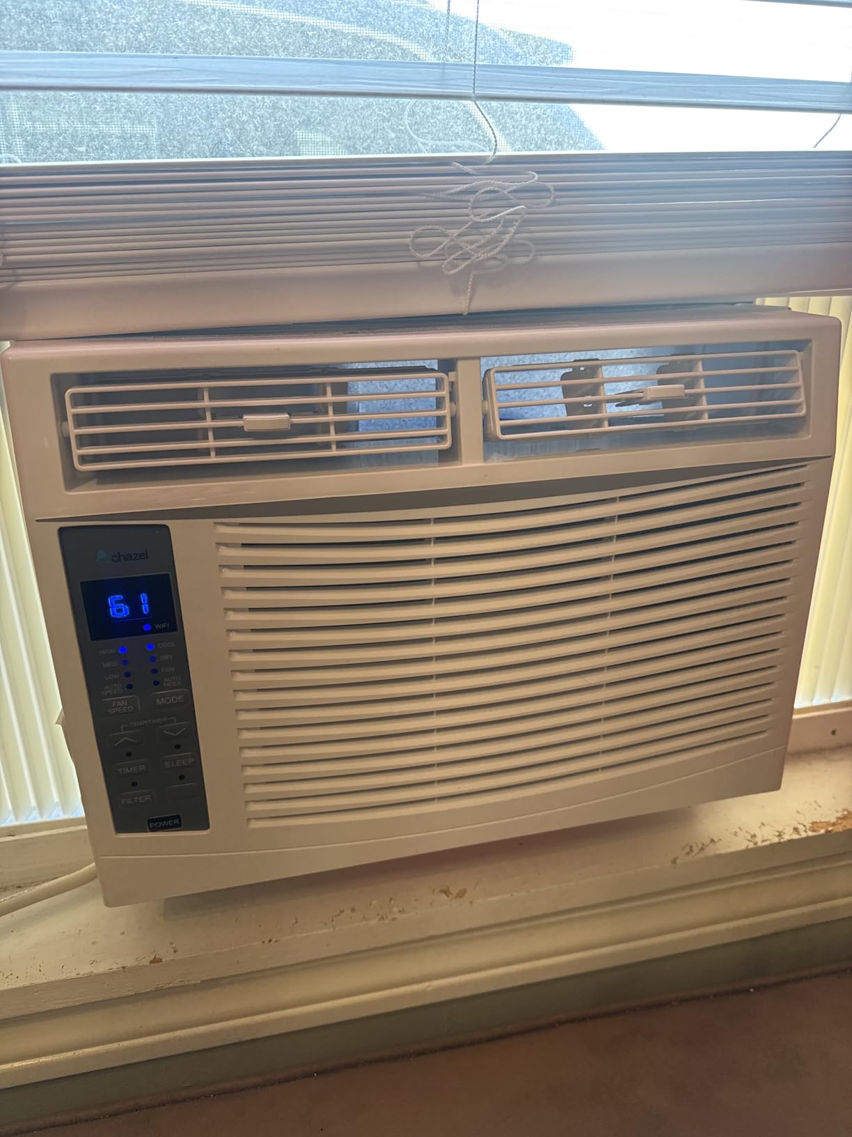 ACHAZEL WiFi Enabled 12,000 BTU Window Air Conditioner, Smart Window AC Unit with Remote, Energy Saving AC with Washable Filter for Home, Cools up to 550 Sq. Ft customer photo 1