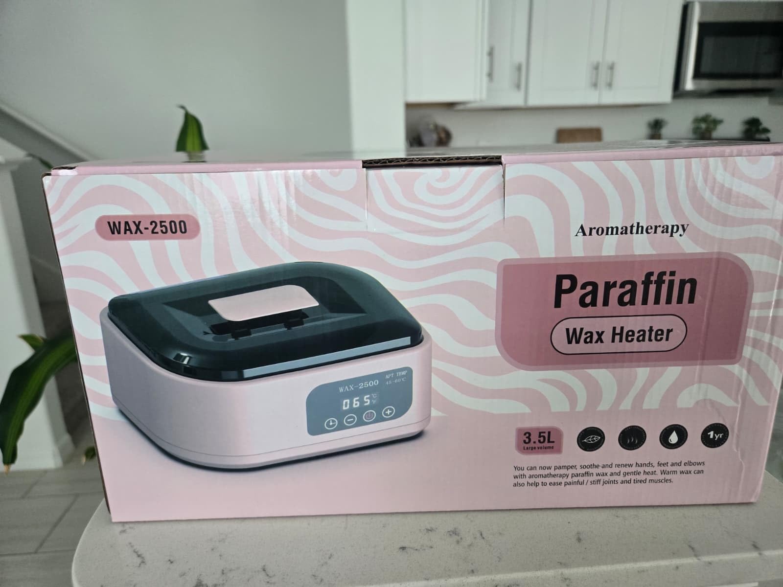 Wattne Paraffin Wax Machine for Hands and Feet, 3500ml Paraffin Wax Warmer with Timer & Keep Warm, Paraffin Wax Bath Moisturizing Kit for Arthritis, Dry Skin Care, Home Spa-Black customer photo 2