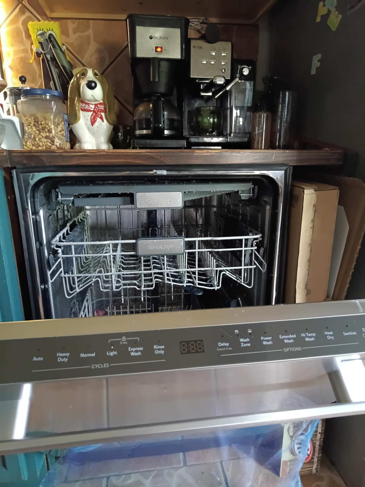 Sharp SDW6736MS 24-inch Stainless Steel Dishwasher, Third Rack, Library Quiet 47 dB, Power Wash Sprayer customer photo 2