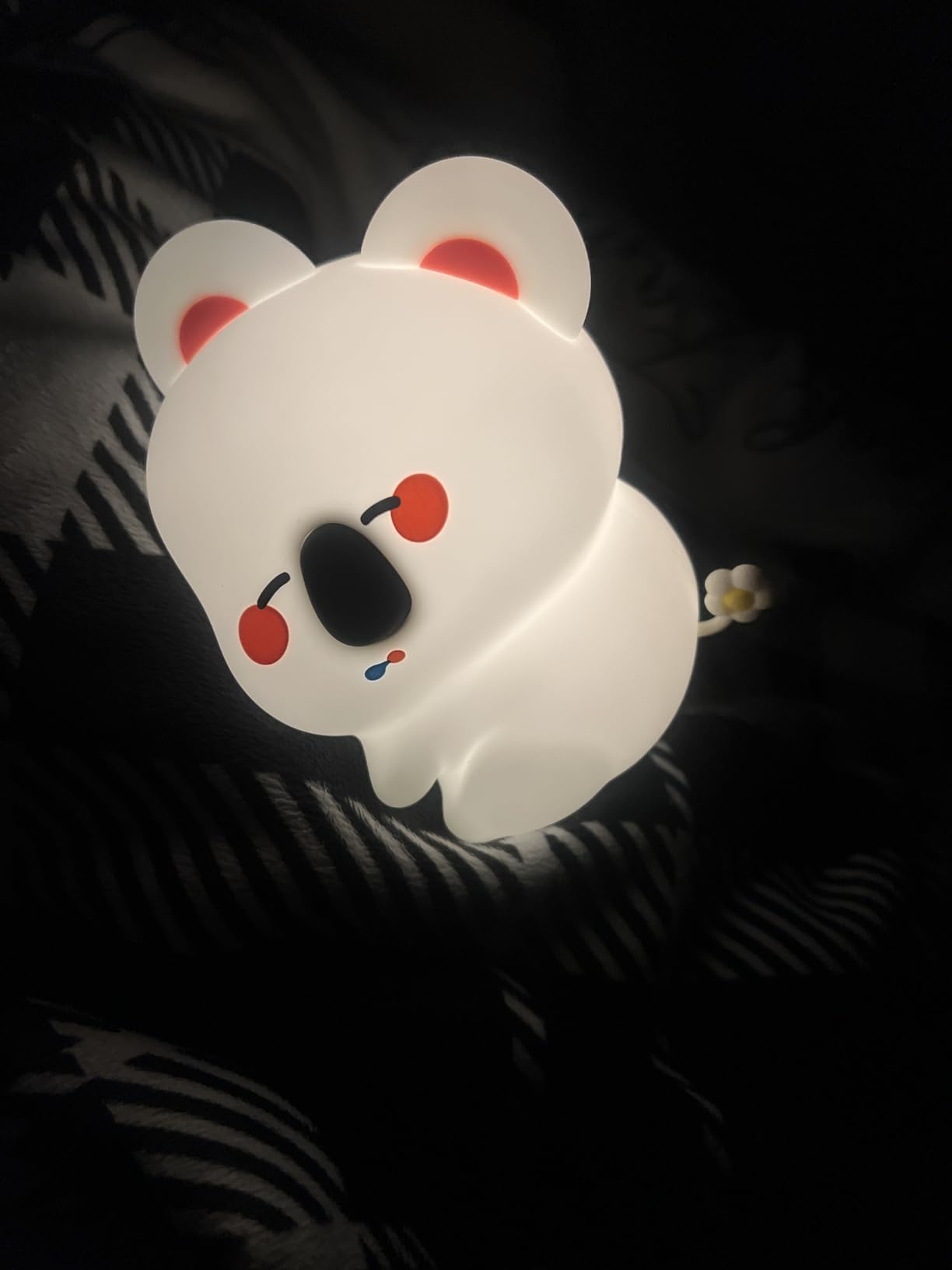Night Light for Kids Toddler Nursery - Cute Koala Squishy Silicone Baby Lamp for Bedtime Breastfeeding, Rechargeable Portable Touch Pat Nightlight with 3 Brightness & 30-Min Auto-Off Timer customer photo 2