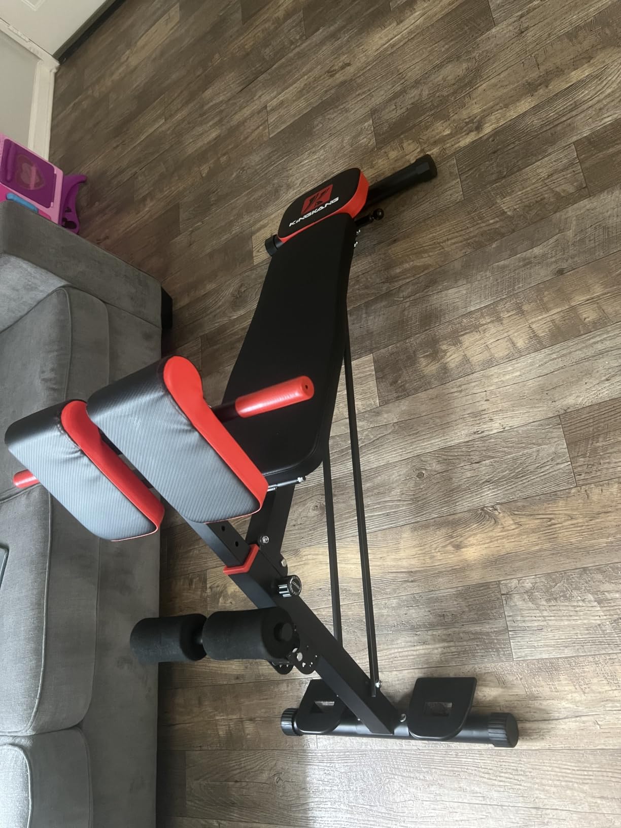 K KINGKANG Weight Bench, Load 1000LBS Roman Chair for Home Gym customer photo 1