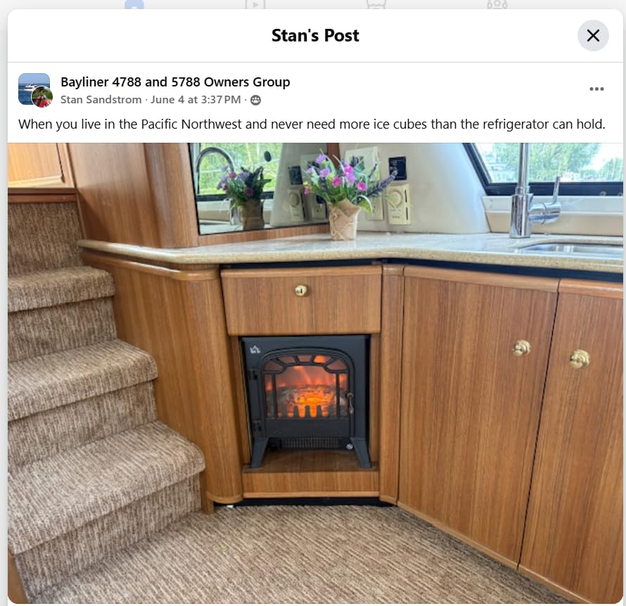 ZAFRO Electric Fireplace Stove with Dual Heat & Flame-Only Mode, 5100 BTU | 22 in, 1000W/1500W Settings customer photo 1