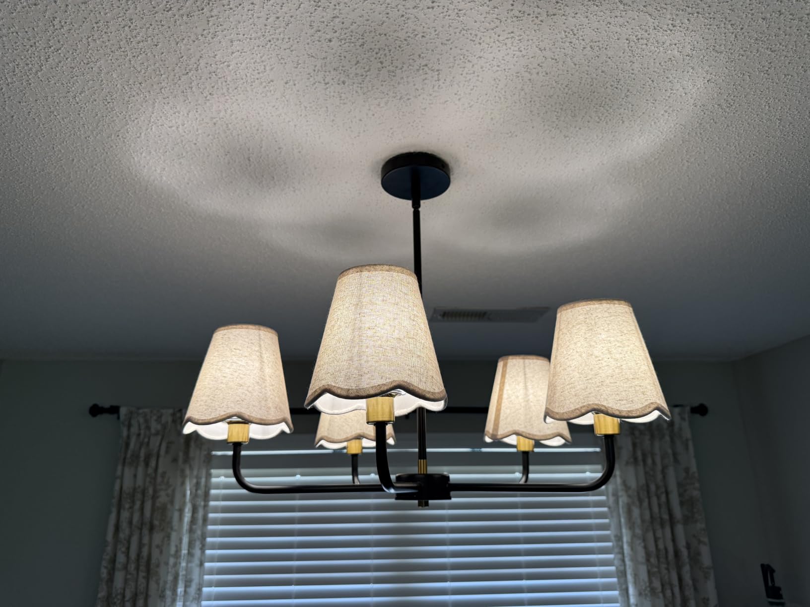 KAISITE Modern Gold Chandelier 5-Light Farmhouse Chandelier for Dining Room Industrial Dining Kitchen Light Fixture Over Table Ceiling Chandelier customer photo 2