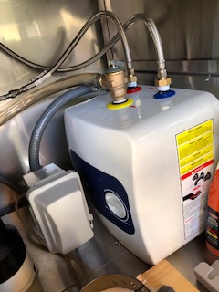 ThermoMate Tankless Water Heater Electric for Sink Faucet, 4500W 110~120V Small Point of Use Instant Hot Water Heater ETL Approved with Temperature Display, Self-modulating customer photo 1