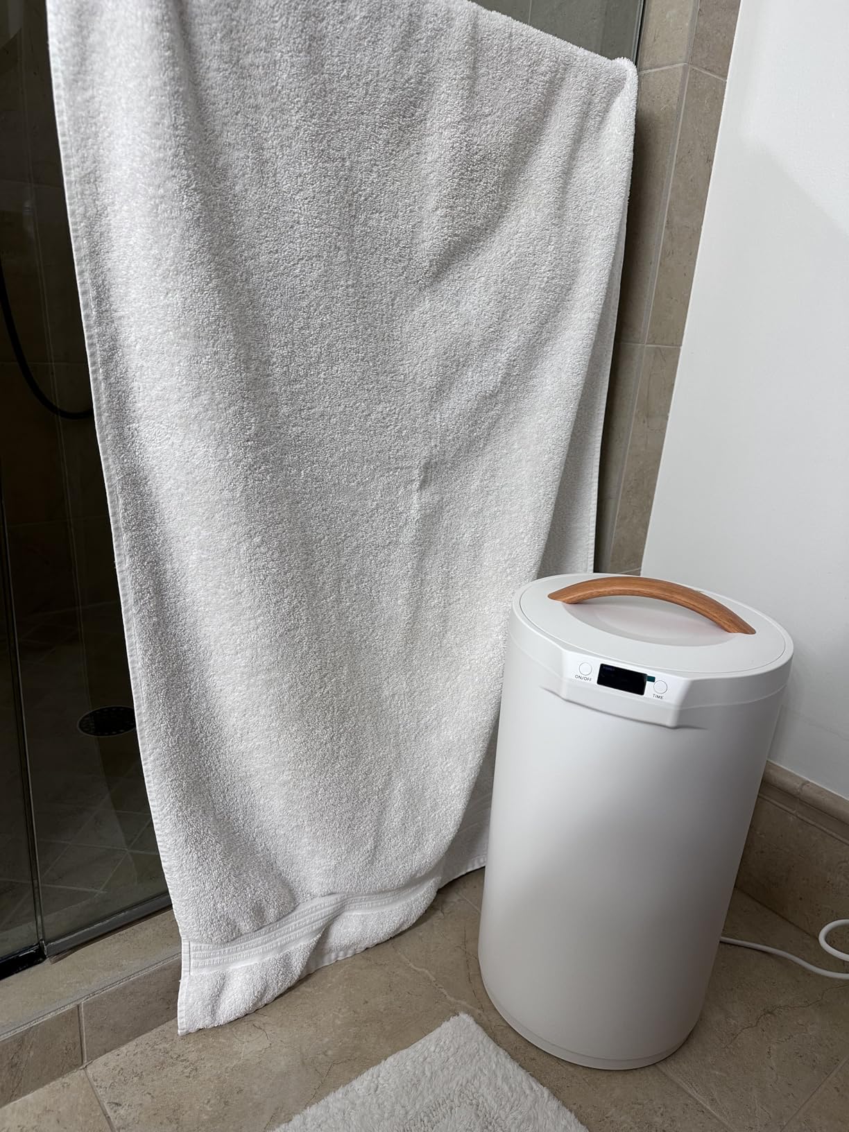 Towel Warmer, 20L Large Towel Warmers for Bathroom, Towel Bucket Fits Up Two 40
