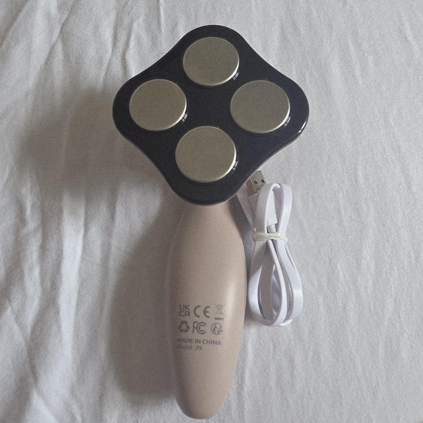 Professional Electric Body Sculpting Massager - 4 in 1 Upgraded Portable Skin Tightening with Heating for Belly, Waist, Arms, Buttocks, Legs, Gift for Man & Women (Pink) customer photo 2