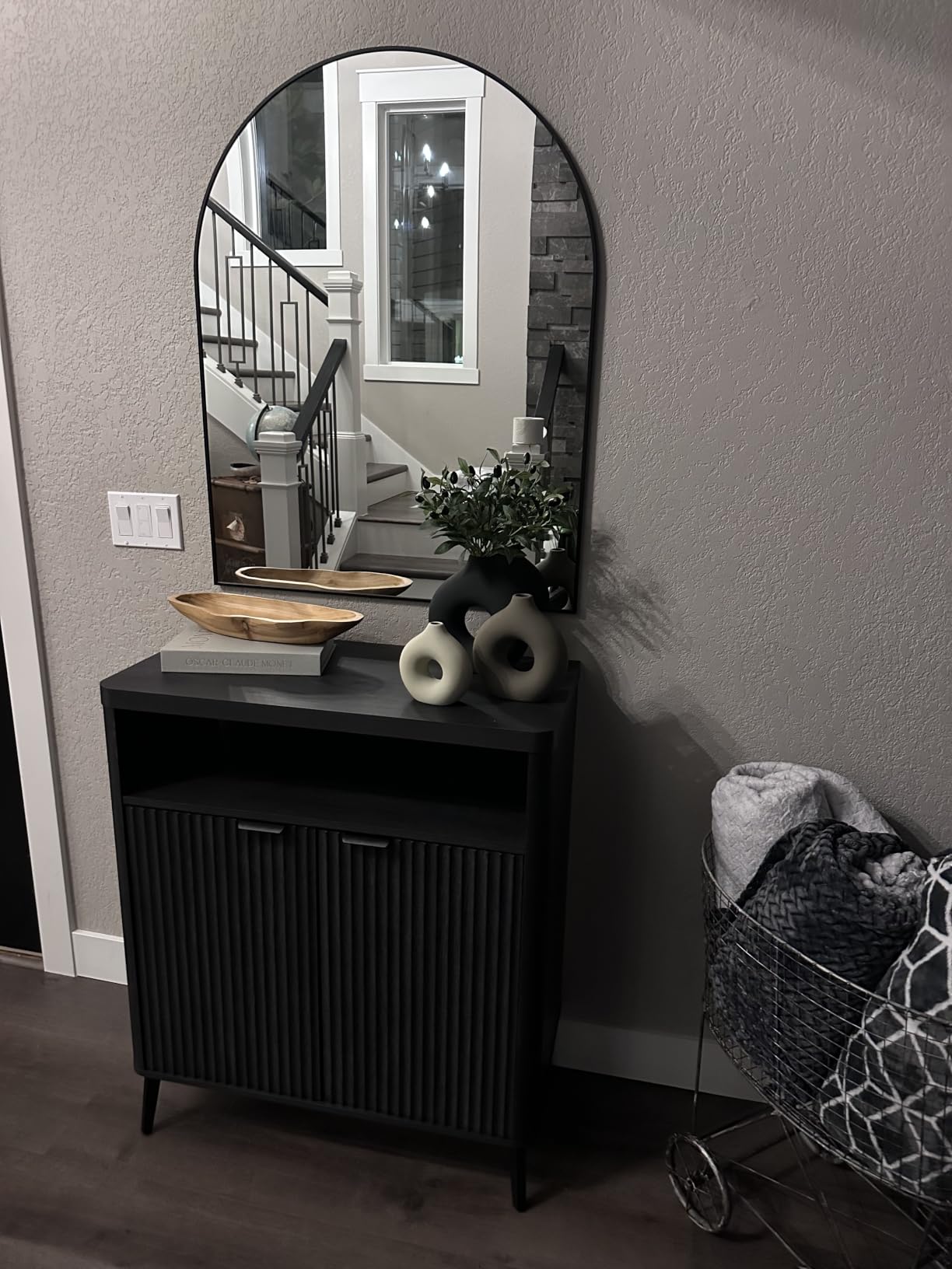 Fatmok Fluted TV Stand for up to 75