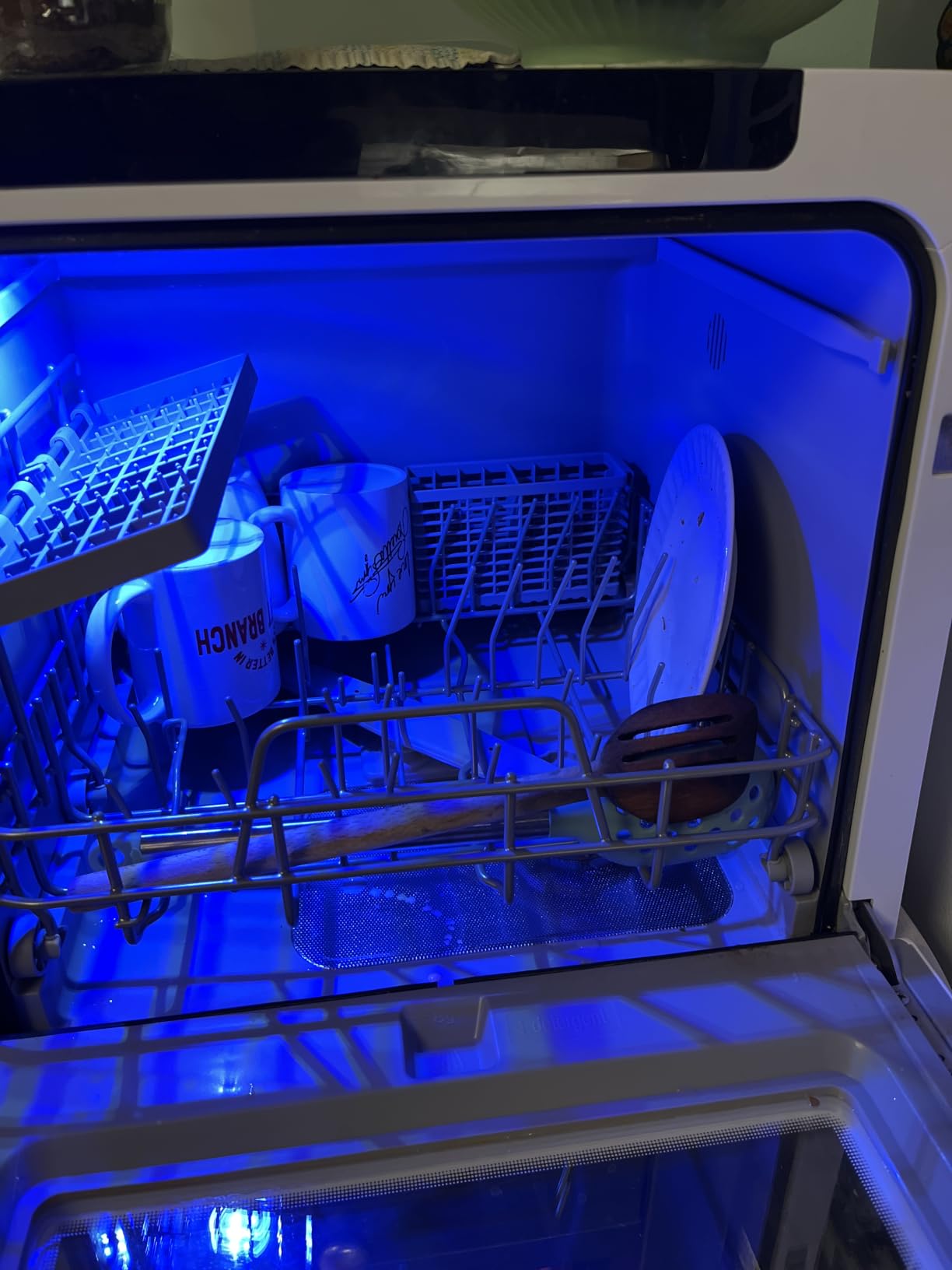 EUHOMY 8 Programs Countertop Dishwasher, 5L Tank, 167°F Wash for Apartments customer photo 1