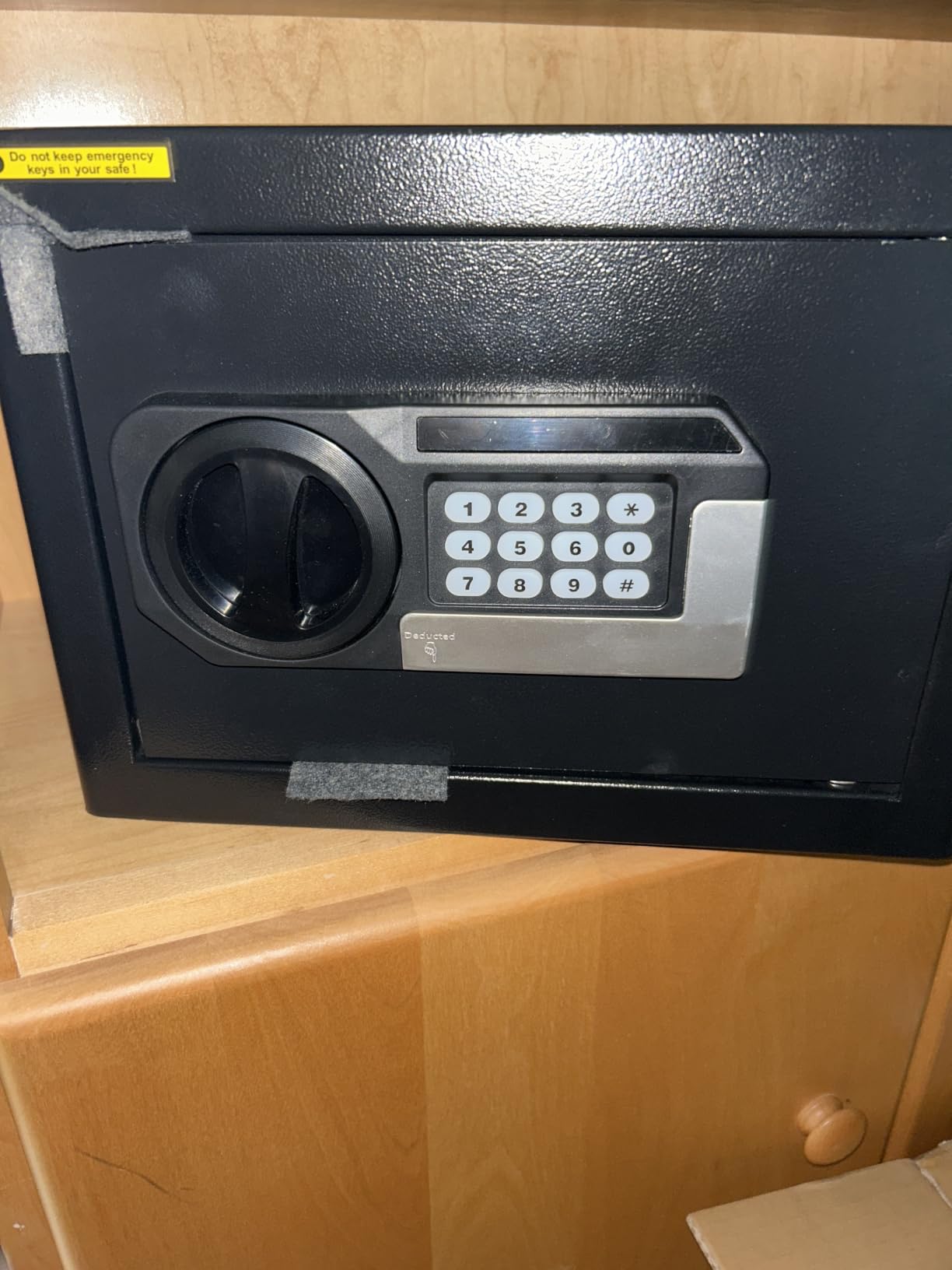 6.2 Cuft Large Home Safes Water and Fireproof with Digital Keypad & Key Lock, Fire Security Safe Box with 3 Removable Shelves, Fireproof Safes for Money Documents Jewelry, 27.56