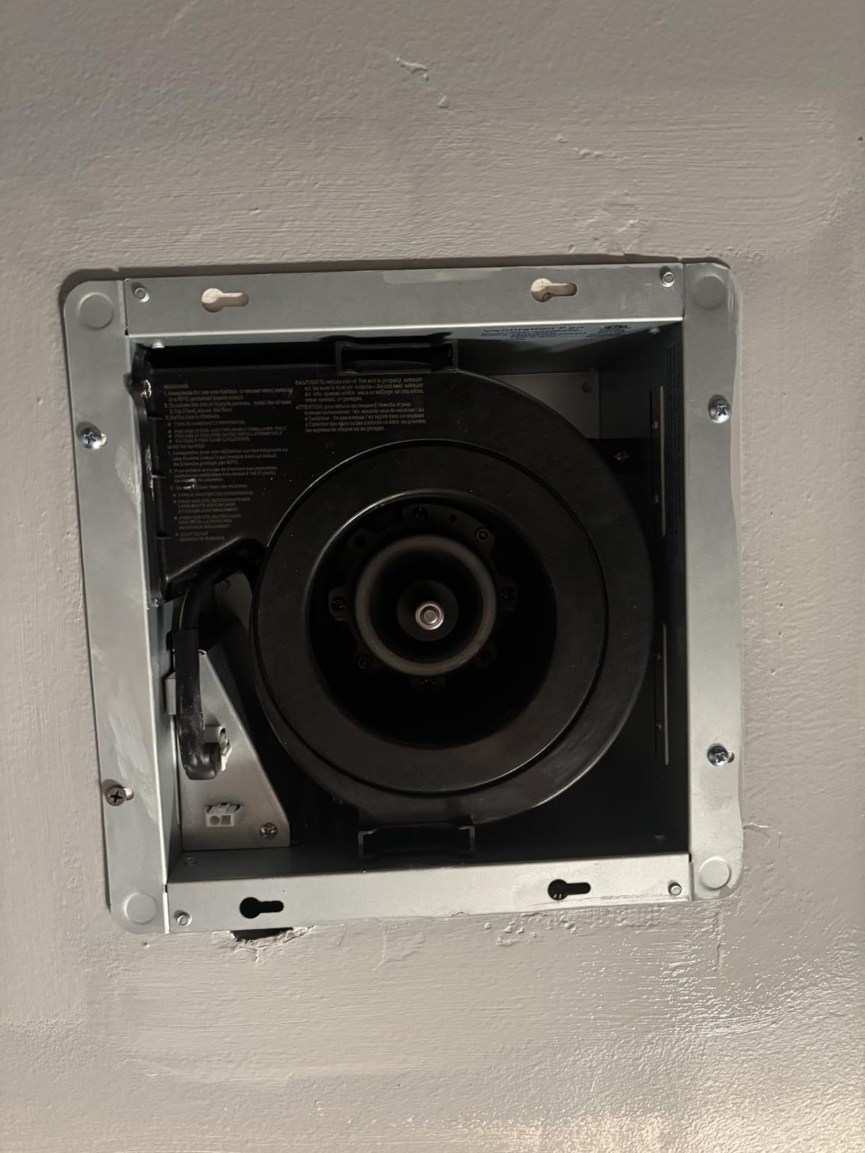 Amico Bathroom Exhaust Fan with LED Light, 80 CFM, 0.9 Sones, 1000LM, 5CCT, 90 CRI, Ceiling Mount Shower Ventilation Fan, No Attic Access Needed, ETL & FCC customer photo 2