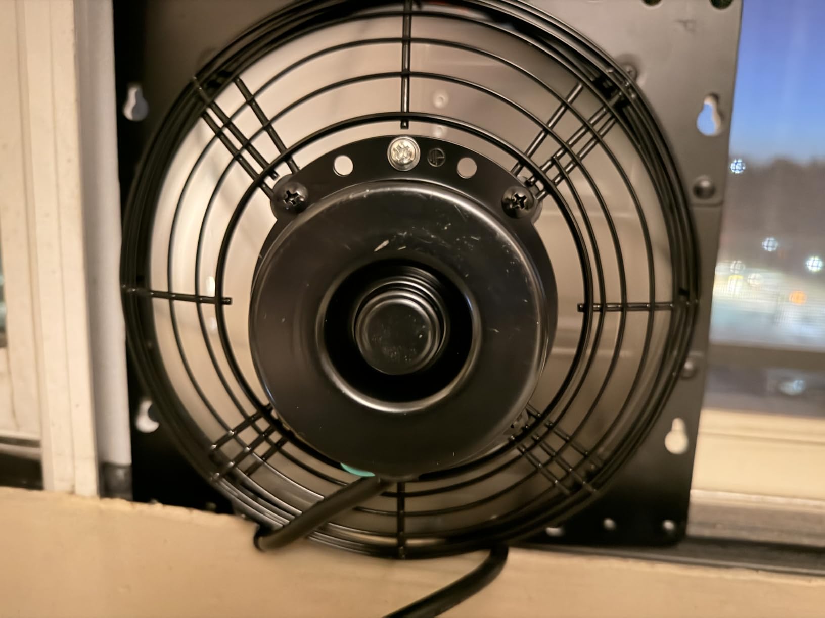 10'' Upgraded Shutter Exhaust Fan with Thermostat & Remote Control | Automatic On/Off by Temperature, 890 CFM Wall Mounted Garage Fan for Attic, Greenhouses, Sheds, Chicken Coops & Shops customer photo 1