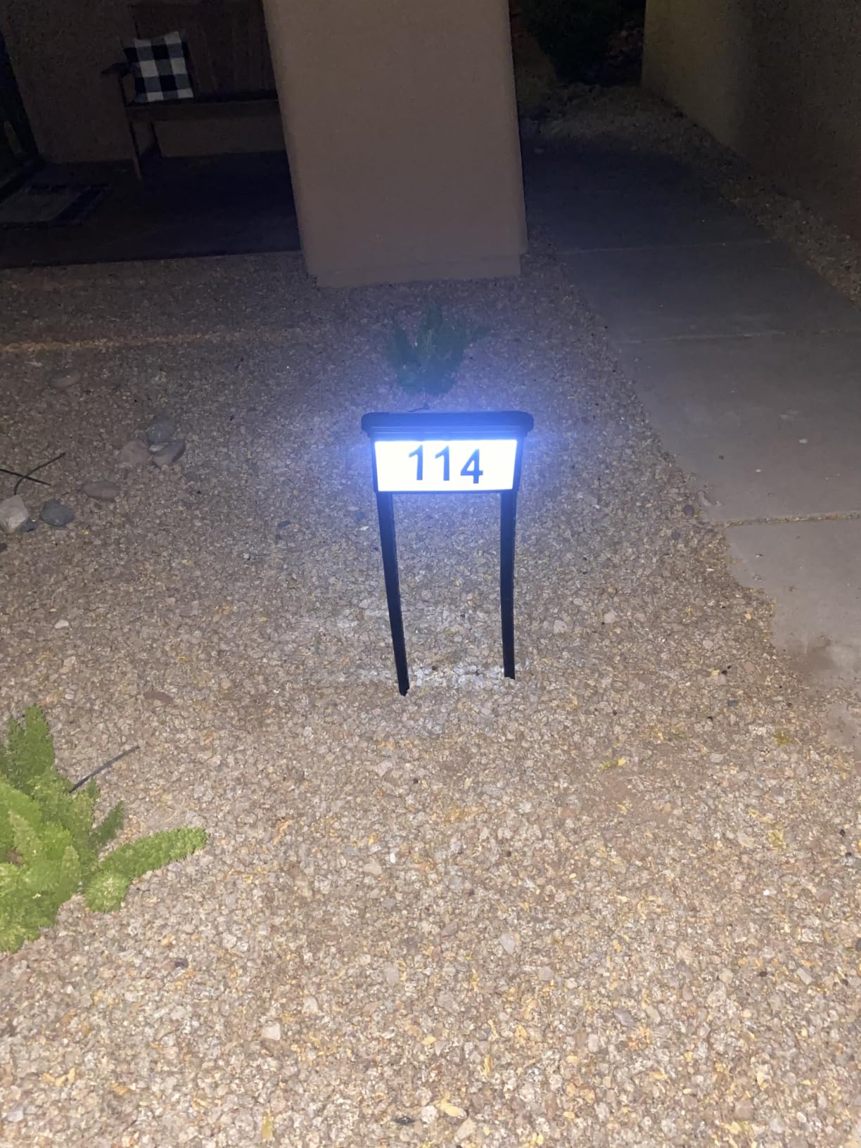 Solar Address Sign for Yard: 29
