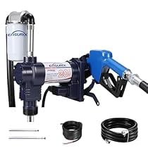 Gas & Diesel Fuel Transfer Pump 12V 20 GPM | Heavy Duty Gas Transfer Pump, Explosion-Proof 12 Volt Transfer Pump Kit with Auto Nozzle, Hose & Filter for Transfer Tank customer photo 1
