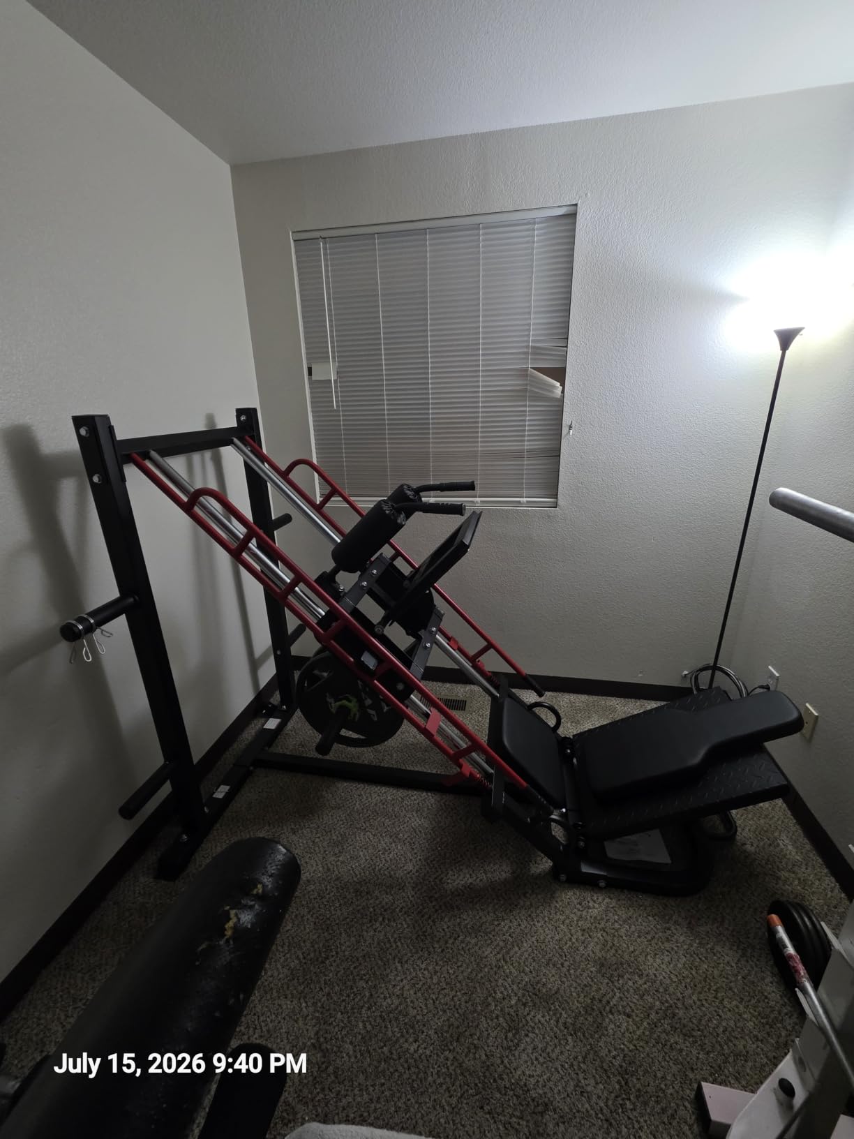 Dripex Leg Press Hack Squat Machine Combo for Home Gym, Adjustable Leg Press Machine for Full Lower Body Workout, Upgraded Leg Press with Transport Wheels and Weight Storage,Weight Plates Not Included customer photo 1