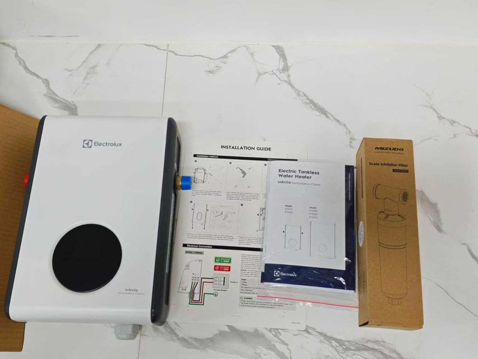Electrolux 8kW Tankless Water Heater Electric 240V - On Demand Water Heater Electric, Instant Hot Water Heater Under Sink, Energy Efficiency, Space-Saving Design customer photo 2