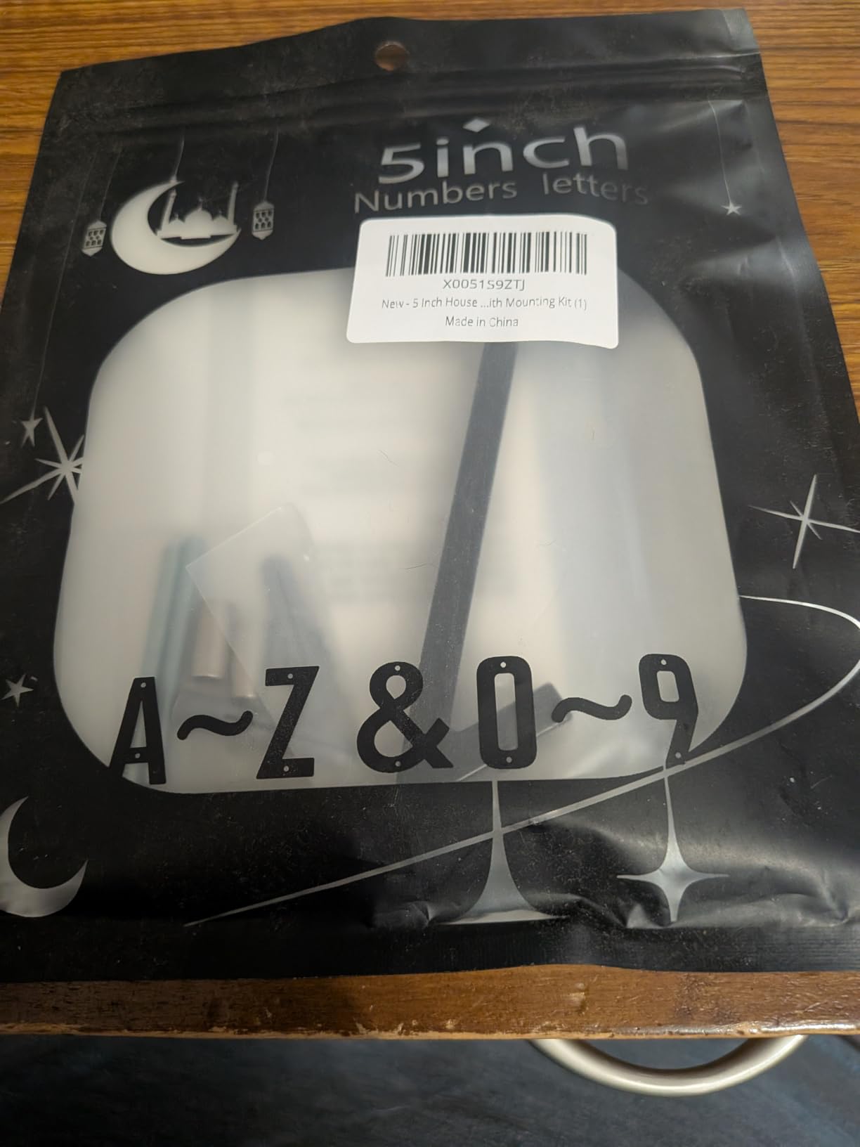5 Inch House Numbers for Outside, Stainless Steel Floating Address Numbers for House, Modern Black Metal Door Numbers for Mailbox, Wall, Yard customer photo 2