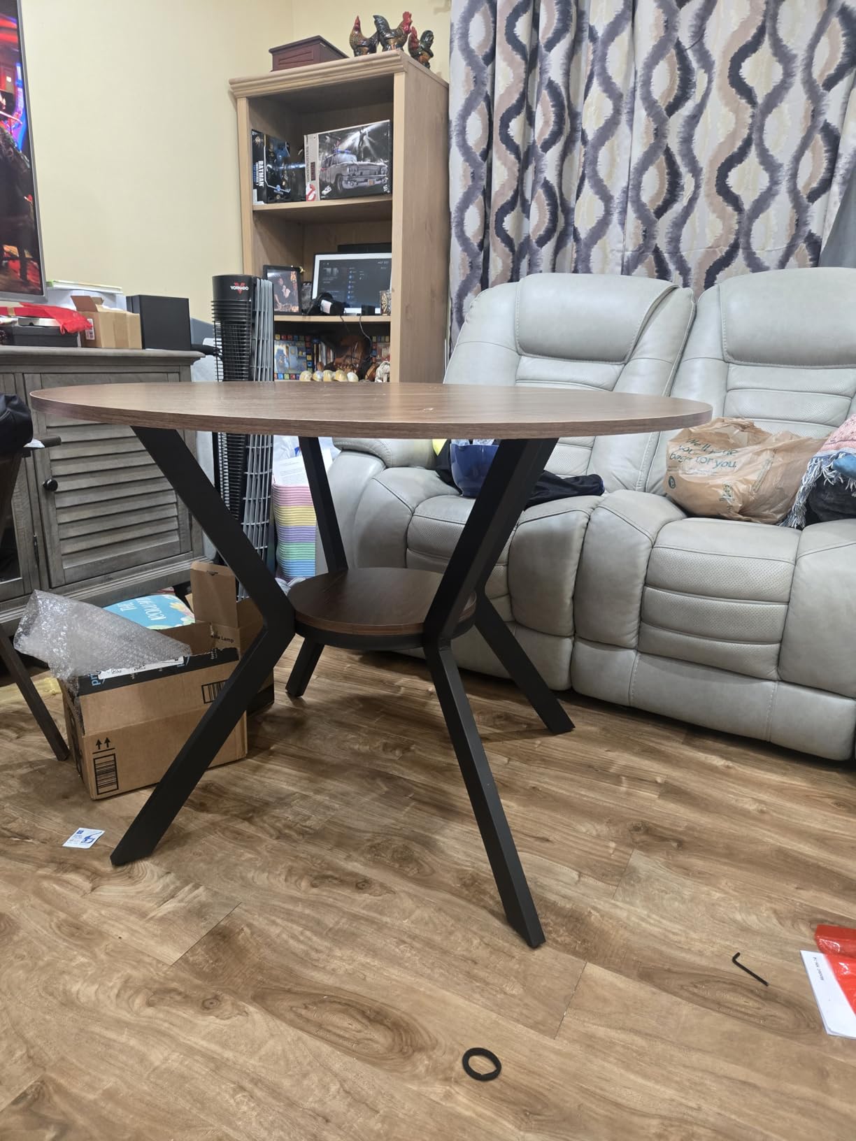 Extendable Dining Room Table for 4-8, 55