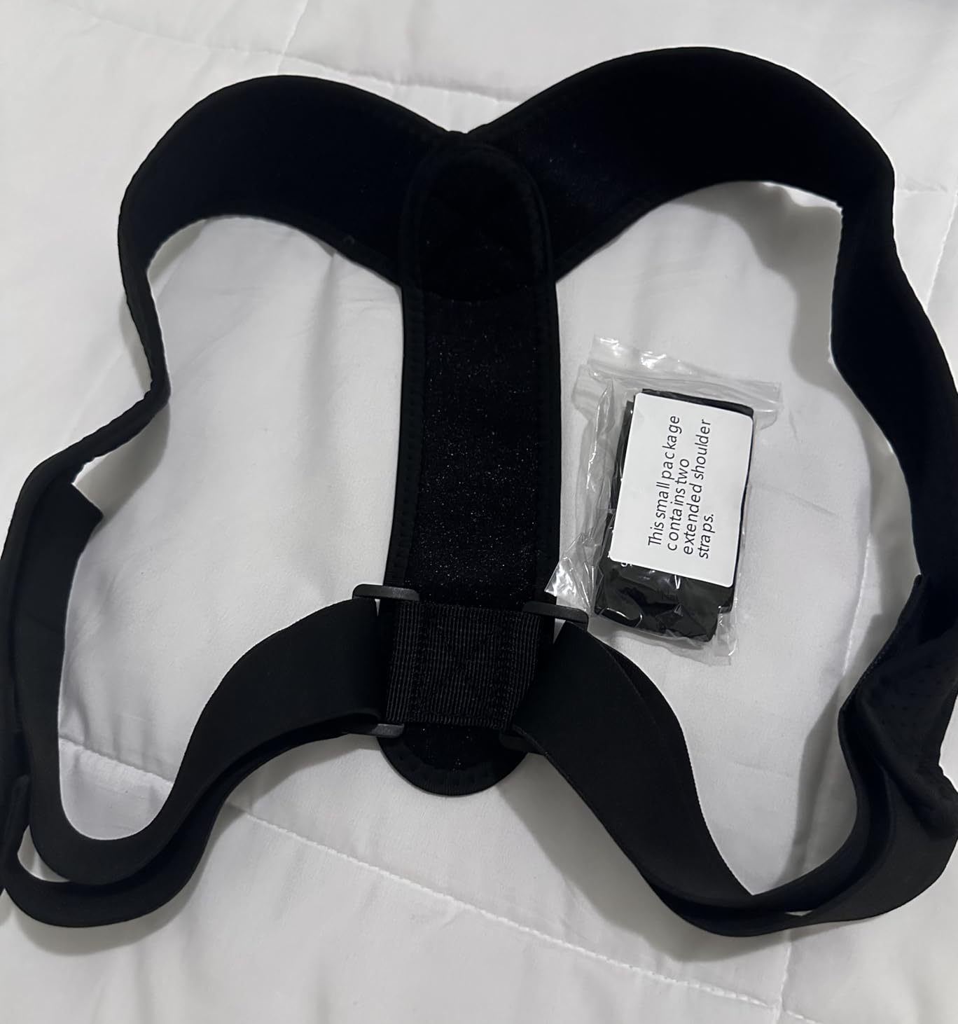 Posture Corrector for Women and Men, Adjustable Upper Back Brace, Breathable Back Support Straightener, Providing Pain Relief from Lumbar, Neck, Shoulder, and Clavicle. customer photo 1
