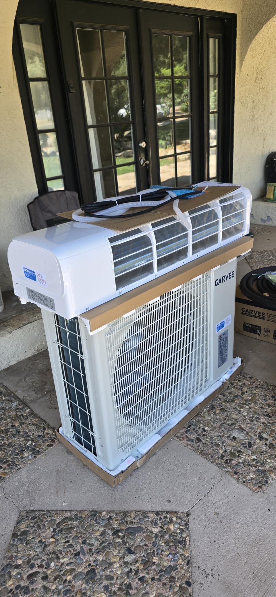 Garvee 24,000 BTU Mini Split Air Conditioner with Heat Pump, 19 SEER | Cools Up to 1500 Sq. ft, Inverter AC with Installation Kit & Remote, Ductless AC Unit with Pre-Charged Condenser, 230V, White customer photo 1