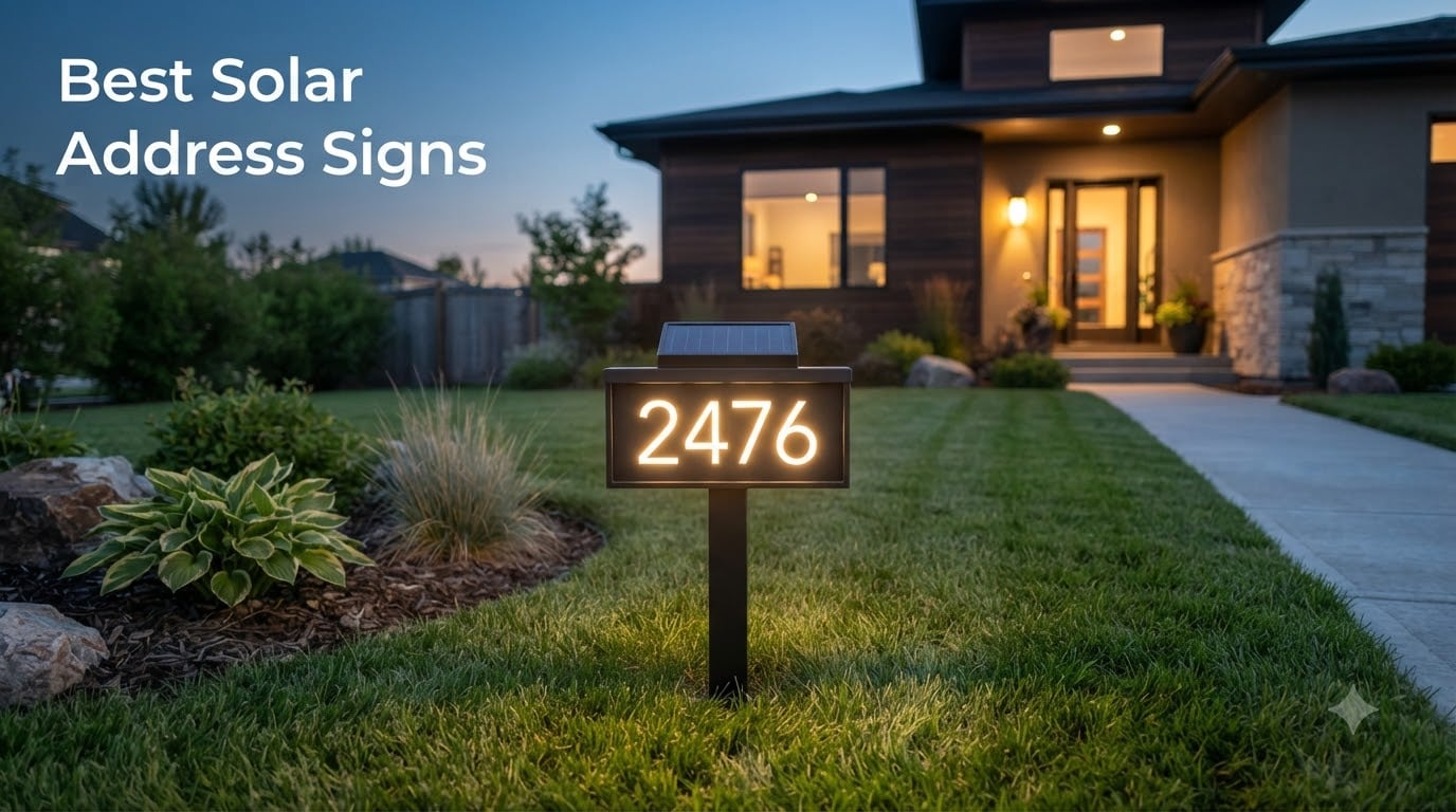 Best Solar Address Signs