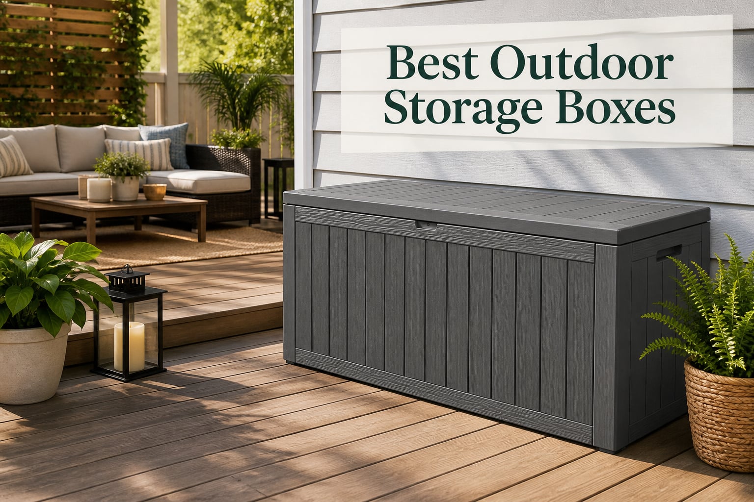 Best Outdoor Storage Boxes
