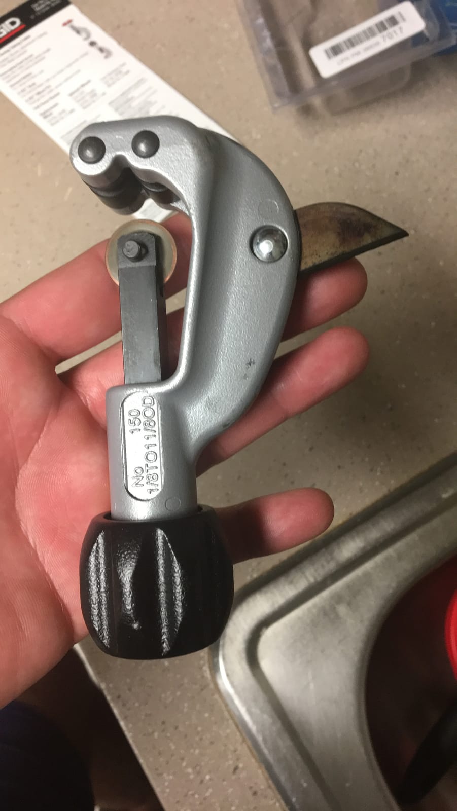 RIGID 31622 Model 150 Constant Swing Tubing Cutter, 1/8-inch to 1-1/8-inch customer photo 1