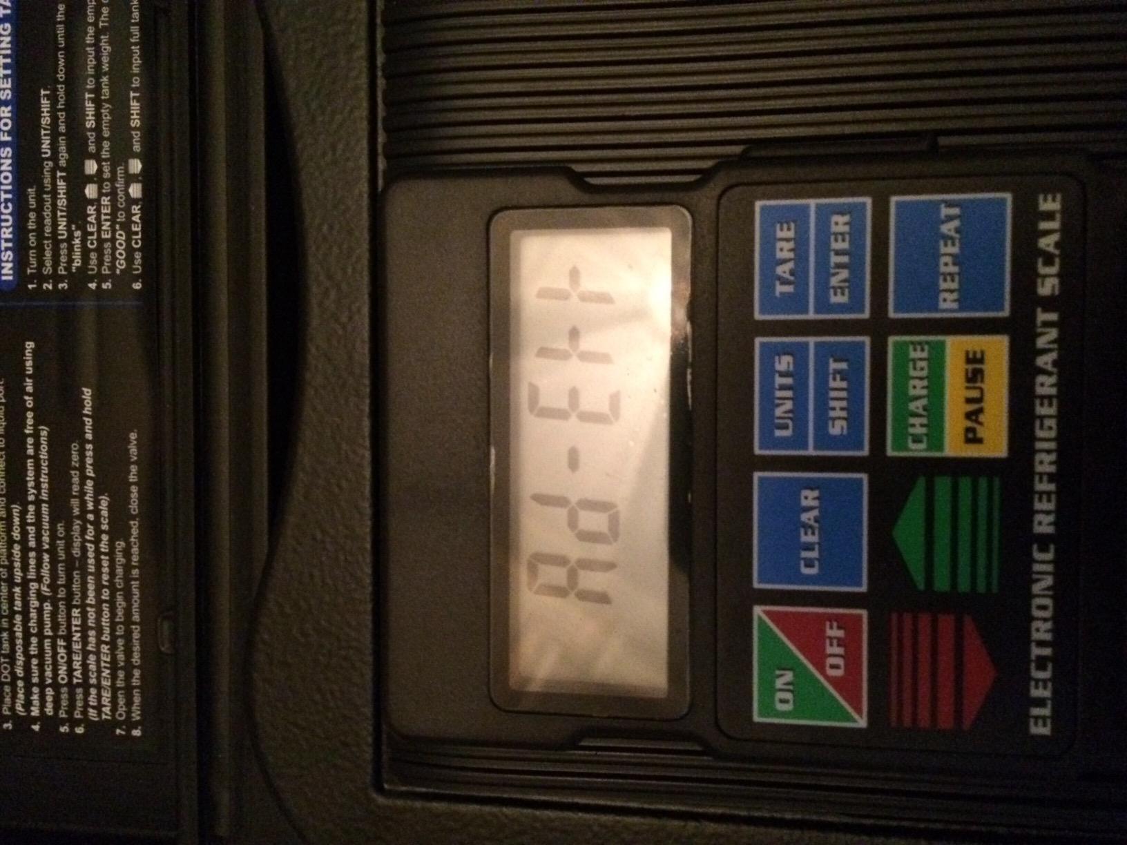 Mastercool 98210-A Electronic Refrigerant Scale, Black customer photo 1