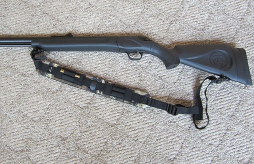 Yukon Rifle Sling by Allen Company - Neoprene Pad with Non-Slip Back - Holds 4 Rifle Cartridges - Quick-Adjust Buckle - Swivels Tested to 300 lbs. - Hunting Gun Sling - Mossy Oak Break-Up Country customer photo 1