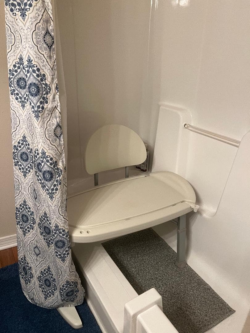 Moen Home Care Bath Safety Tub Transfer Bench, Shower Chair for Elderly and Disabled with Adjustable Height, Handicap Accessories for Daily Living, DN7105 customer photo 1
