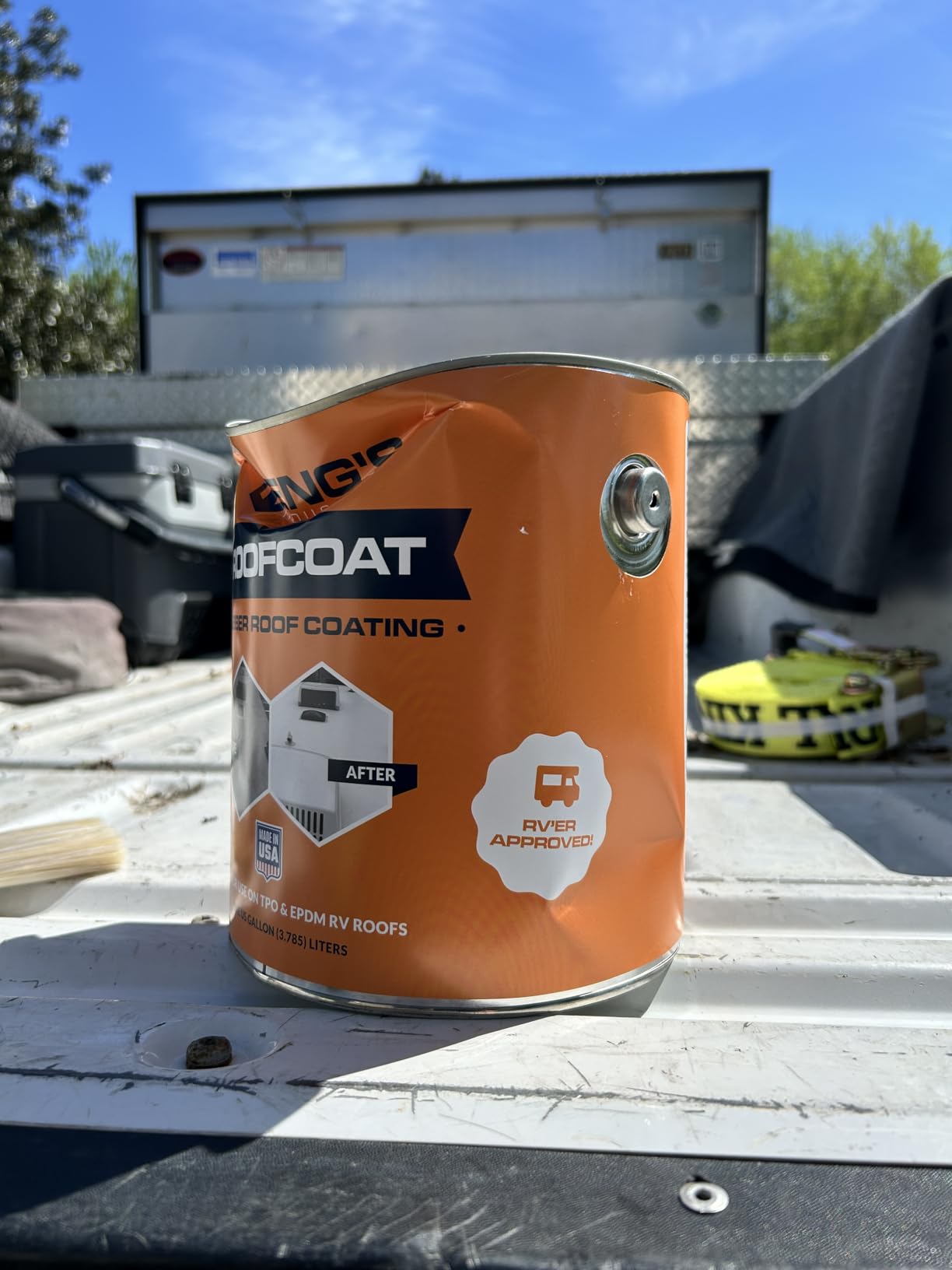 HENG'S Industries Rubber Roof Coating - 1 Gallon | EPDM customer photo 1
