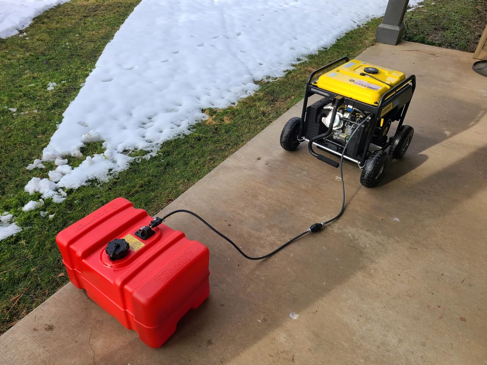 Scepter 12 Gallon Portable Marine Gas Can, Large Capacity Boat Fuel Tank customer photo 2