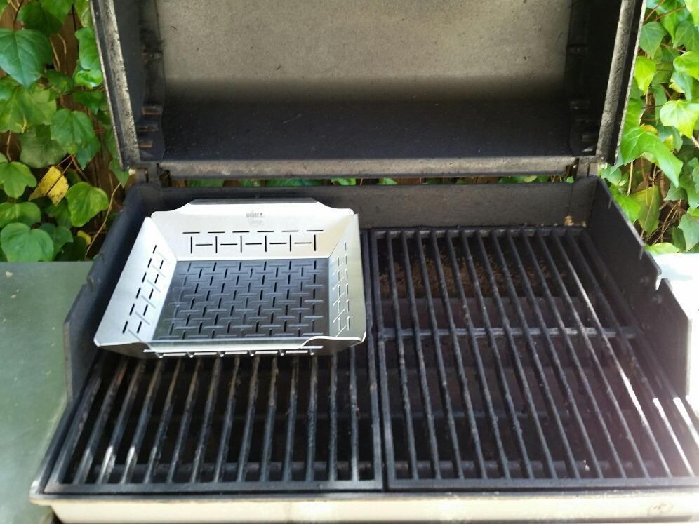 Weber Style Small Grilling Basket, Stainless Steel | Durable Grill Basket for Side Dishes, Fits All Weber Grills - Grill Accessory customer photo 1