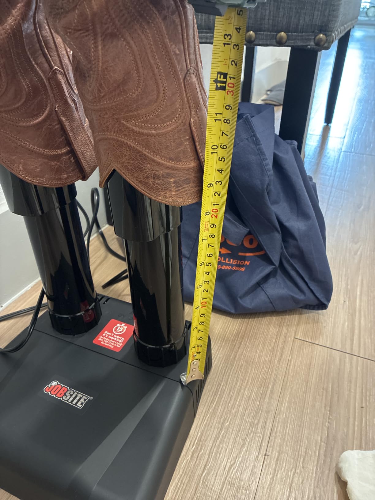Boot Dryer - Silent Warmer & Deodorizer For Work Boots, Gloves & Shoes - Fanless, 36W customer photo 2
