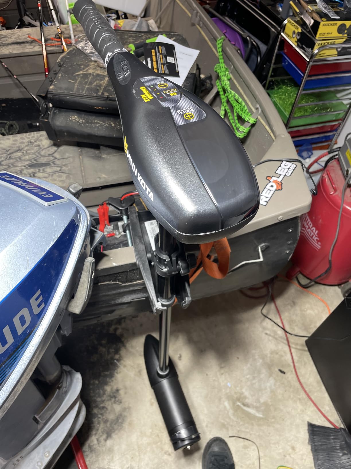 Minn Kota Endura Max Transom-Mount Electric Trolling Motor – 55 Lb. Thrust, 42 In. Shaft, Freshwater customer photo 1