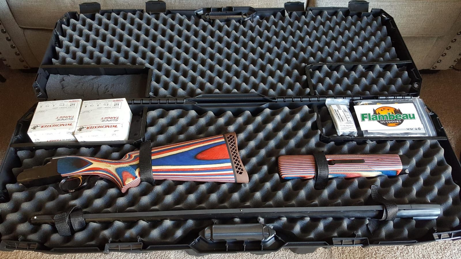 Flambeau Outdoors 40in Rifle Hard Case with Zerust Foam Lined Velcro Straps customer photo 2