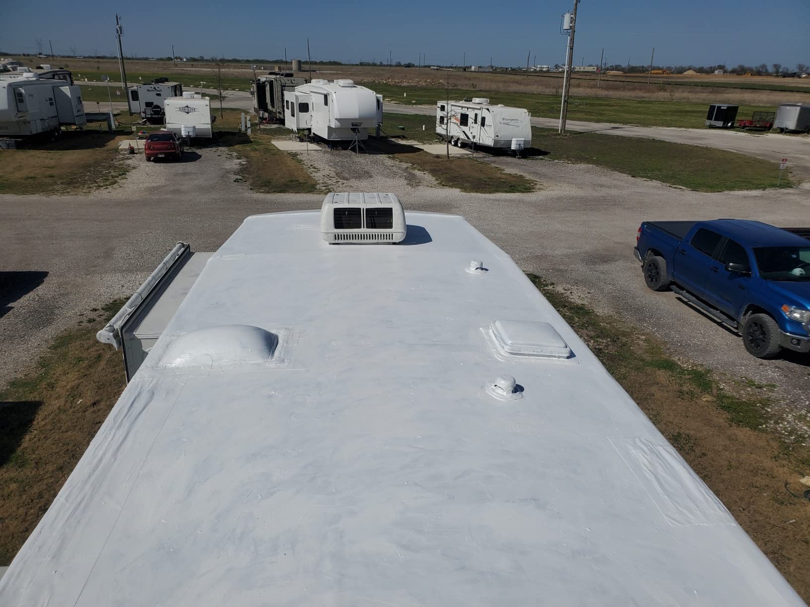 AMES RESEARCH LABORATORIES MSS1 Maximum Stretch Roof Coating, 1 Gallon, White customer photo 2