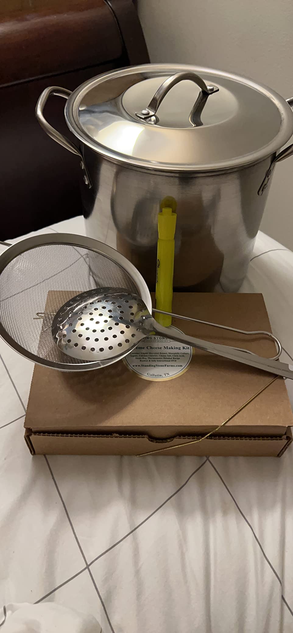 Standing Stone Farms Complete Cheese Making Kit - Includes our Award Winning Ultimate Kit plus Equipment ~ Makes Hard & Soft Cheese ~ Detailed Recipes Included. customer photo 1