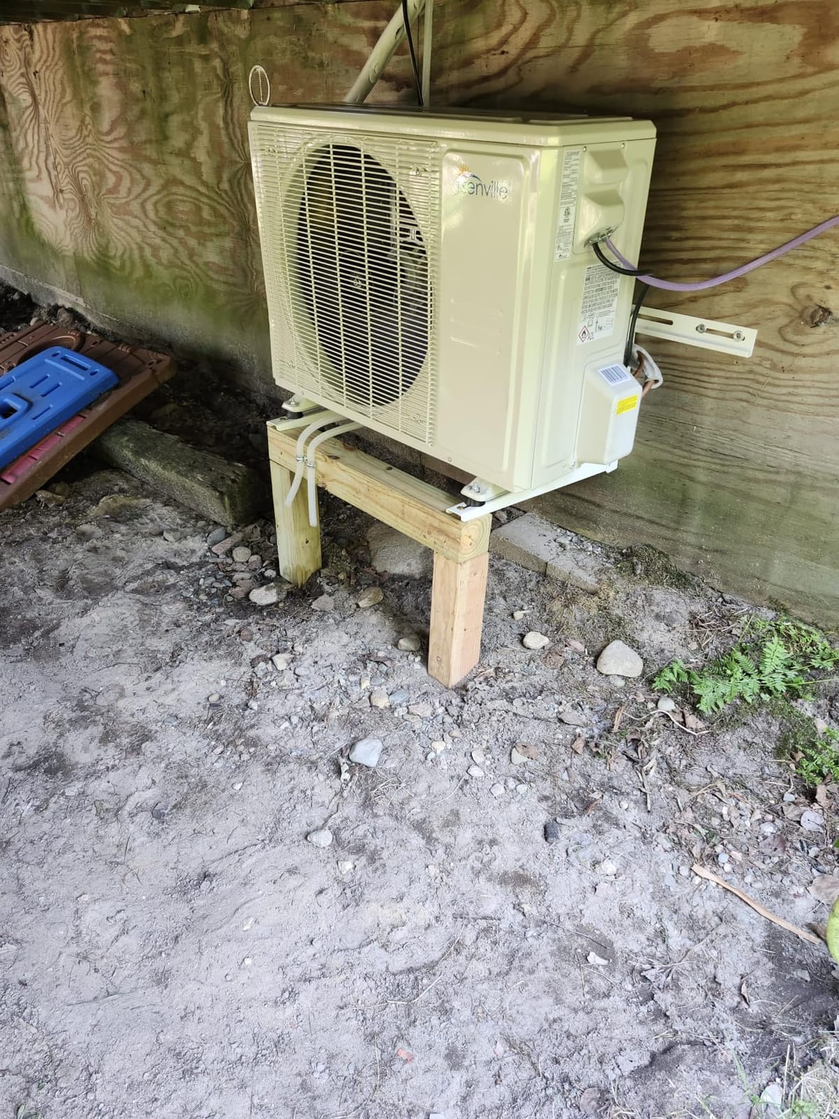 Ductless HVAC Mini Split Mounting Bracket - AC Wall Bracket (9K-36K BTU) | Supports 9K-36K BTU mini split AC units, providing secure wall mounting, improved stability, and space-saving installation. customer photo 2