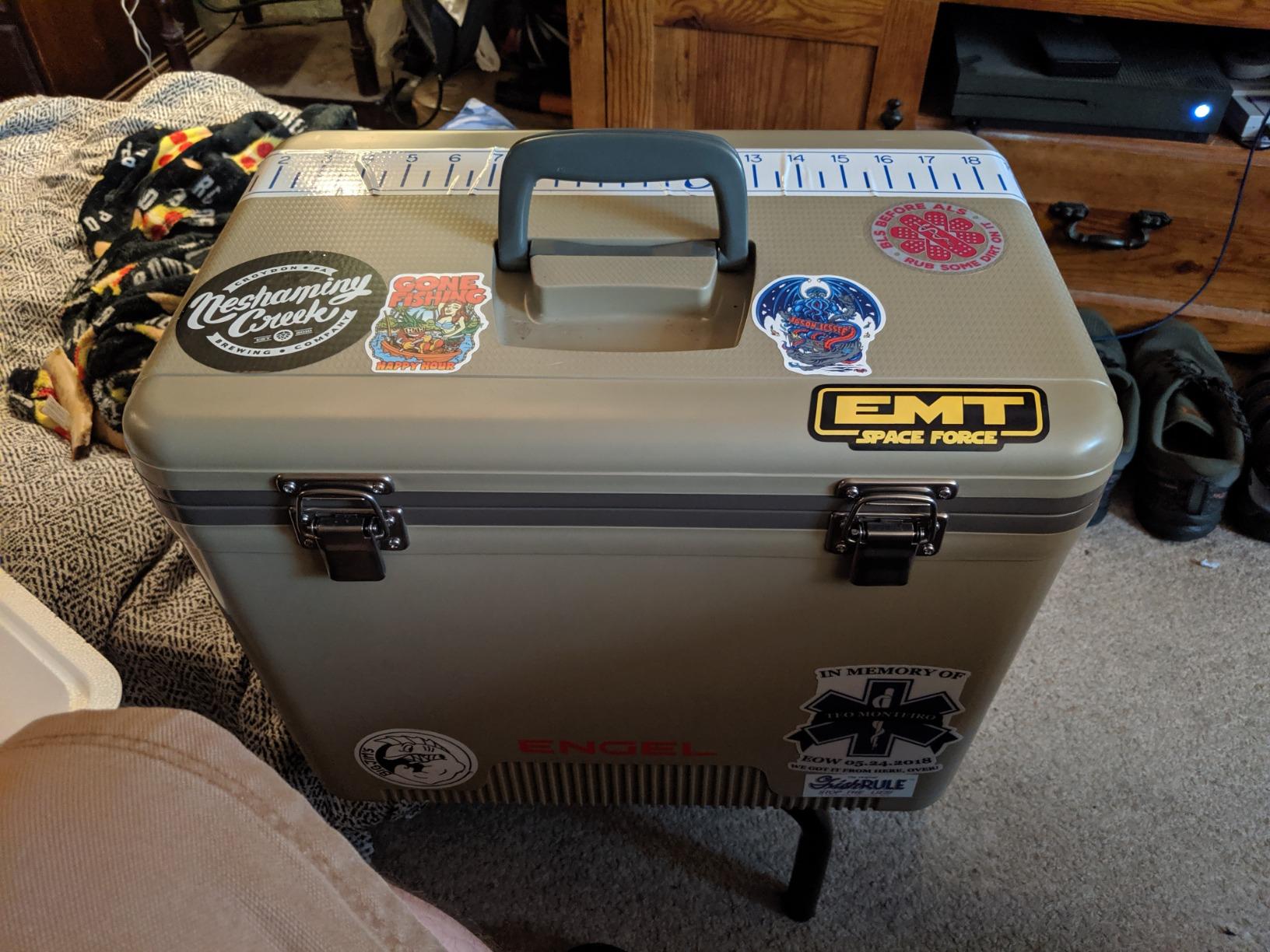 Engel UC30 Leak-Proof, Air Tight, Fishing Drybox Cooler with Built-in Fishing Rod Holders, Also Makes The Perfect Hard Shell Lunchbox for Men and Women customer photo 2